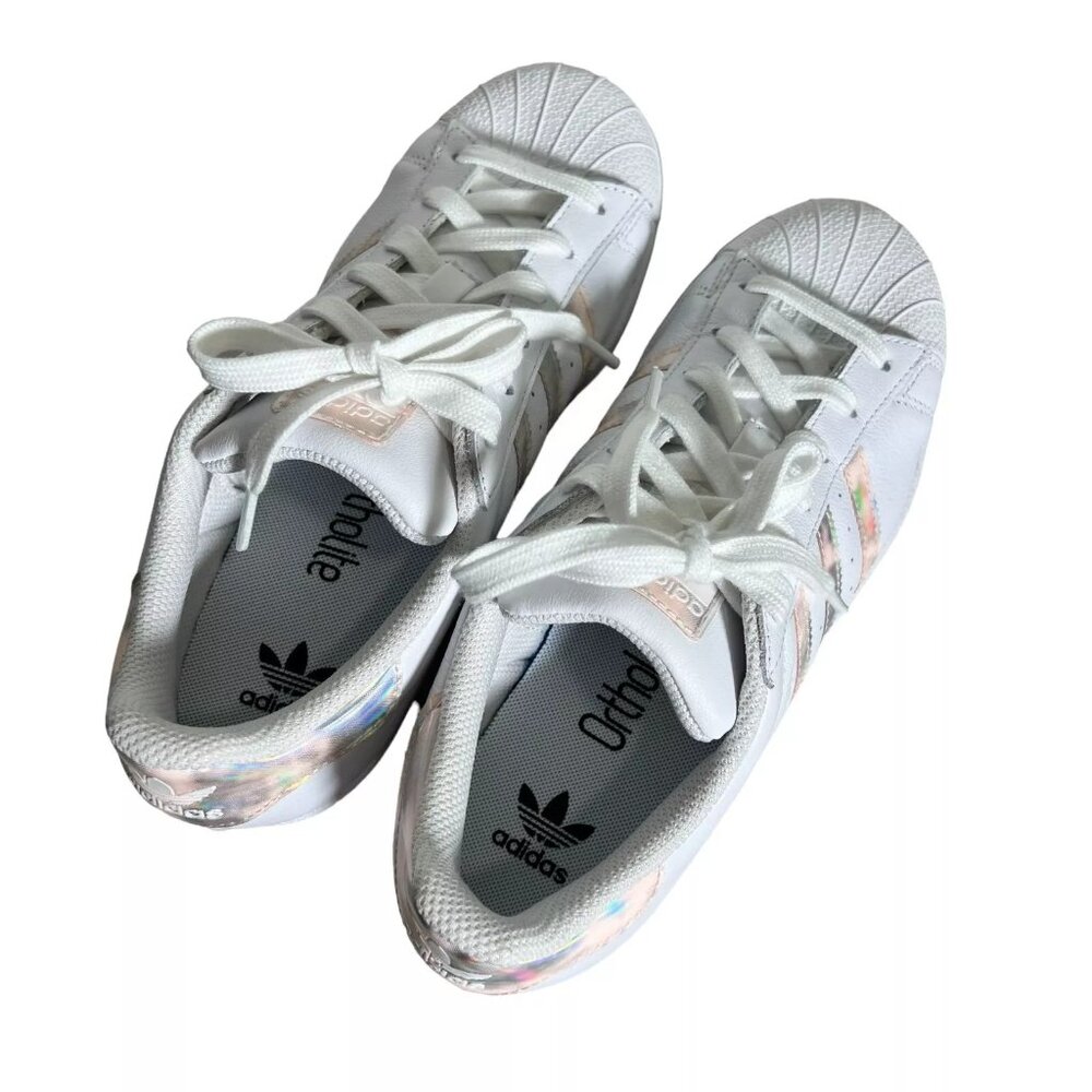 Adidas Superstar Women's Multicolor Lace-Up Sneaker Shoes Size 5.5 DB2963 - Picture 7 of 16